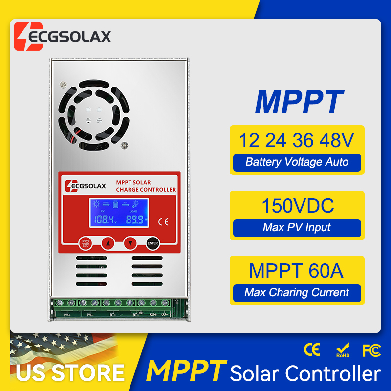 ECGSOLAX 60A MPPT Solar Charge - Drone Solar Charger recension och pris