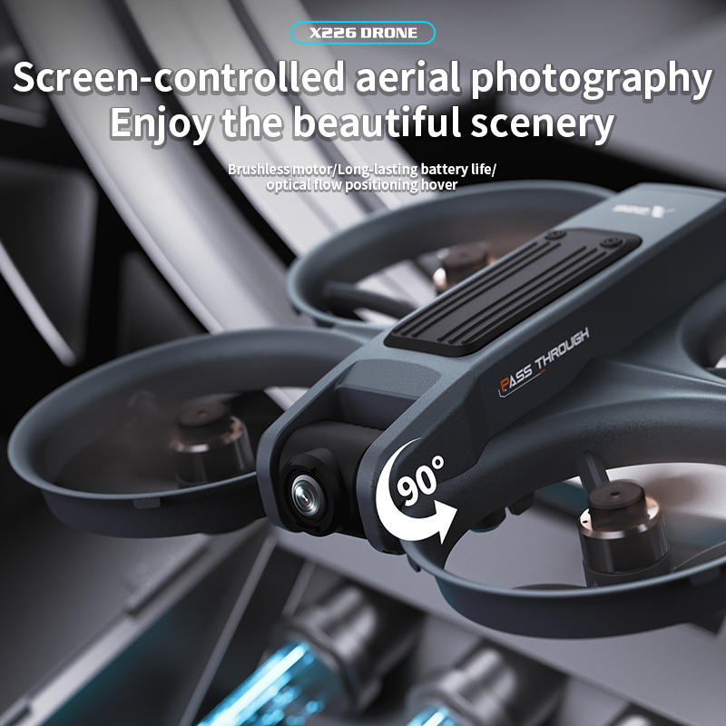 NEW X226 RC Drone 2.4G 5G WIFI - Drone Controller Screen recension och pris