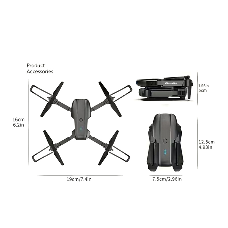FACEGLE UAV E99 Nova RC Drone  - Drone Controller Screen recension och pris