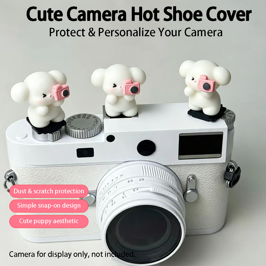 Cute 3D Puppy Camera Hot Shoe  - Canon Camera Eos R50 recension och pris