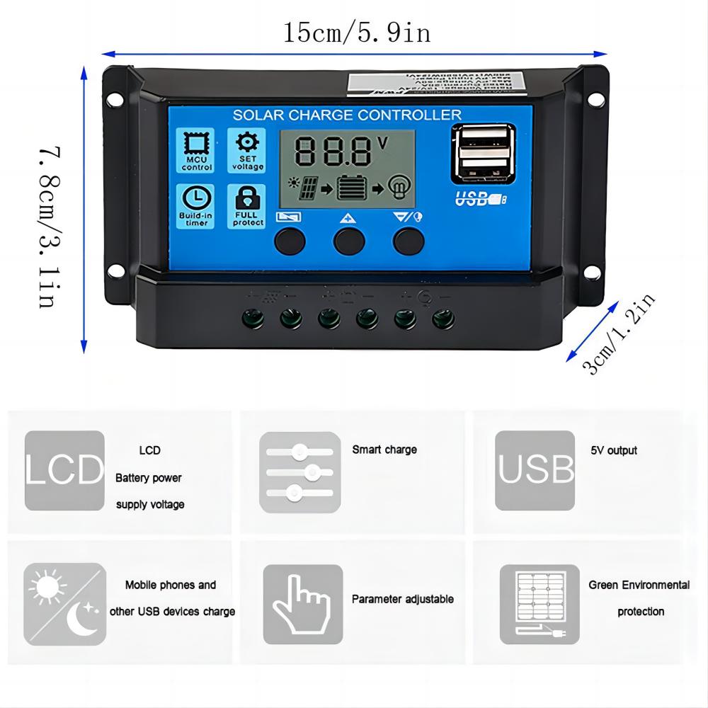 Solar Panel Charge Controller  - Drone Solar Charger recension och pris